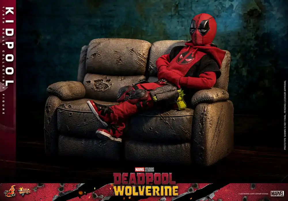 Deadpool & Wolverine Movie Masterpiece Action Figure 1/6 Kidpool 22 cm termékfotó