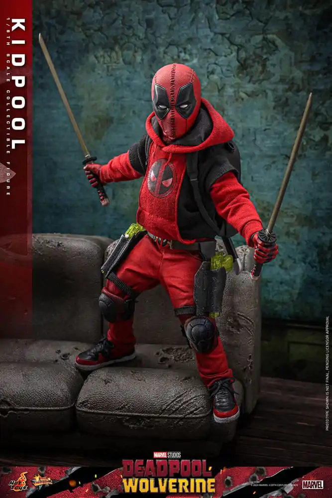 Deadpool & Wolverine Movie Masterpiece Action Figure 1/6 Kidpool 22 cm termékfotó