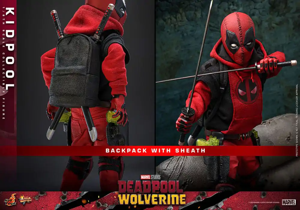 Deadpool & Wolverine Movie Masterpiece Action Figure 1/6 Kidpool 22 cm termékfotó