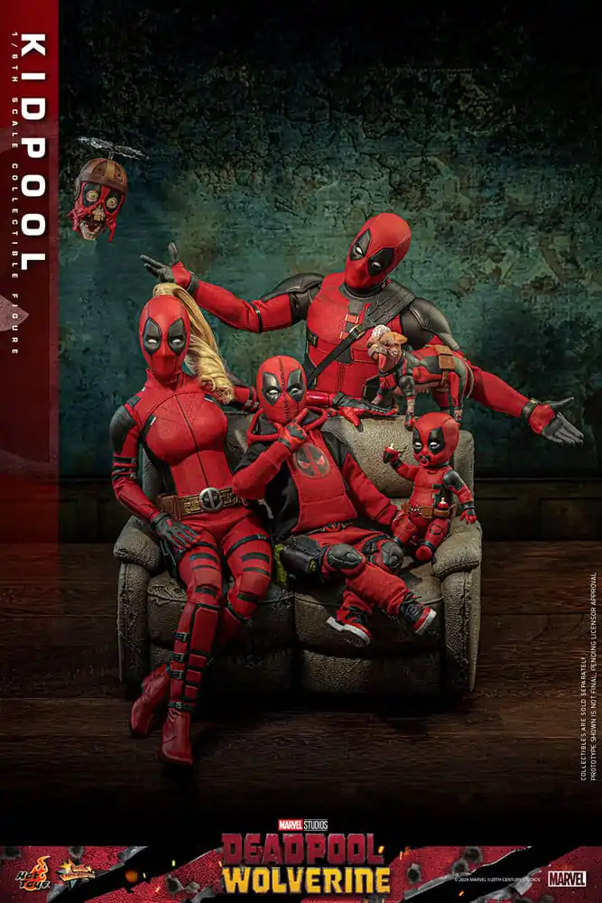 Deadpool & Wolverine Movie Masterpiece Action Figure 1/6 Kidpool 22 cm termékfotó