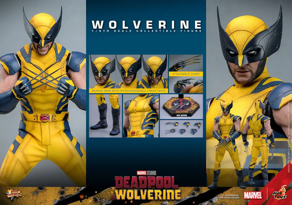 Deadpool & Wolverine Movie Masterpiece Action Figure 1/6 Wolverine 31 cm termékfotó