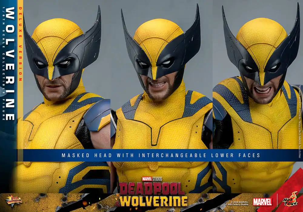 Deadpool & Wolverine Movie Masterpiece Action Figure 1/6 Wolverine (Deluxe Version) 31 cm termékfotó