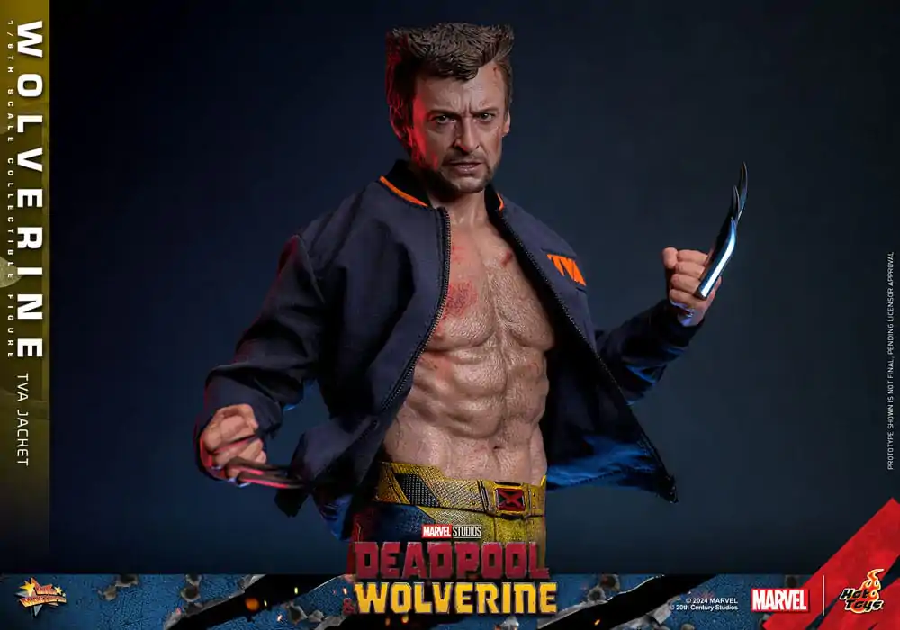 Deadpool & Wolverine Movie Masterpiece Action Figure 1/6 Wolverine (TVA Jacket Version) 31 cm termékfotó