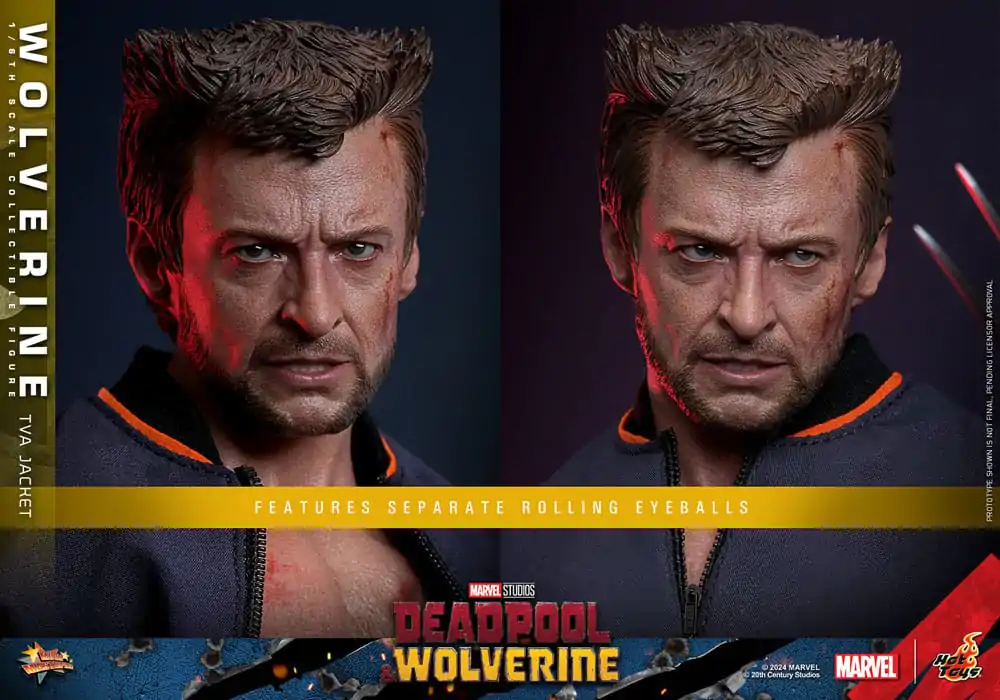 Deadpool & Wolverine Movie Masterpiece Action Figure 1/6 Wolverine (TVA Jacket Version) 31 cm termékfotó