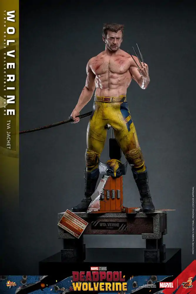 Deadpool & Wolverine Movie Masterpiece Action Figure 1/6 Wolverine (TVA Jacket Version) 31 cm termékfotó