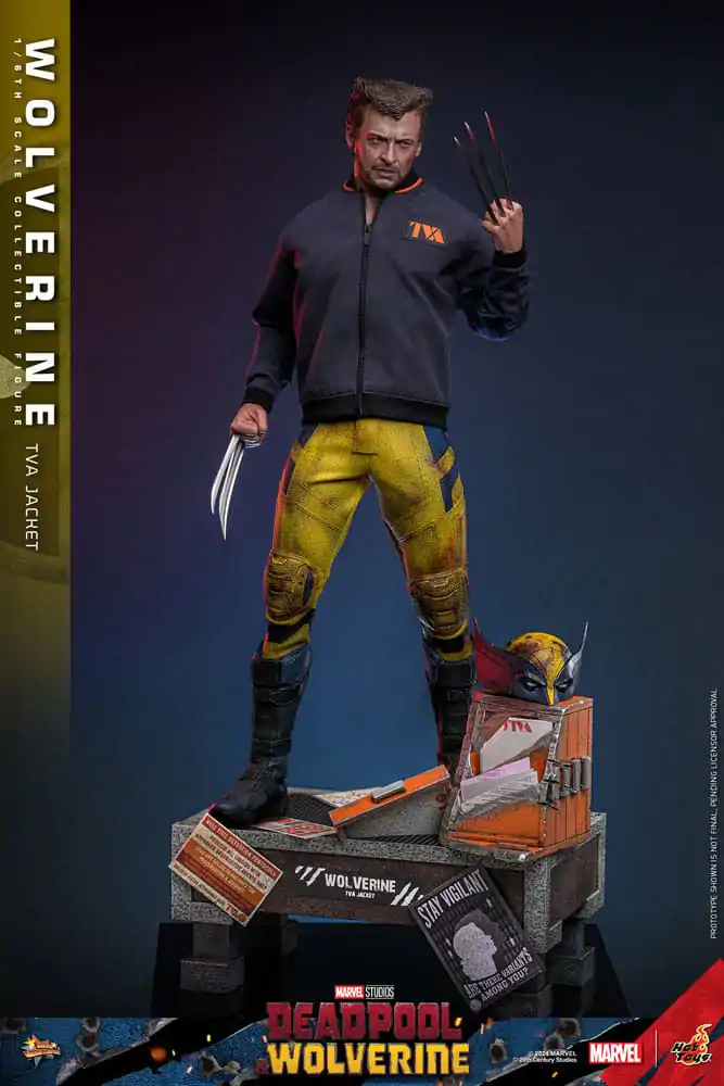 Deadpool & Wolverine Movie Masterpiece Action Figure 1/6 Wolverine (TVA Jacket Version) 31 cm termékfotó