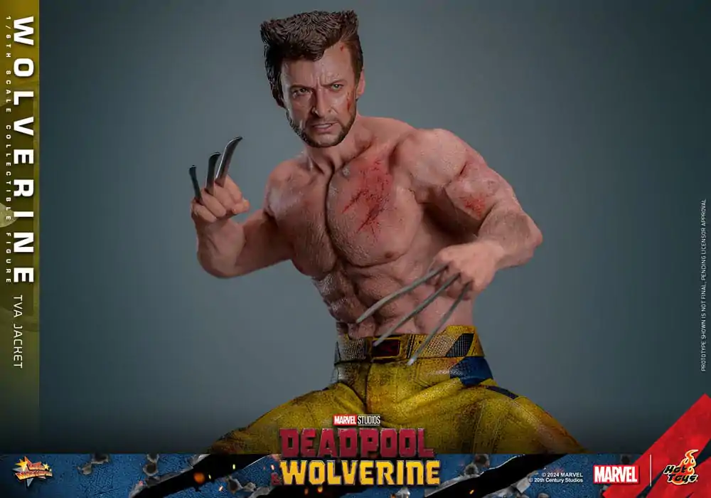 Deadpool & Wolverine Movie Masterpiece Action Figure 1/6 Wolverine (TVA Jacket Version) 31 cm termékfotó