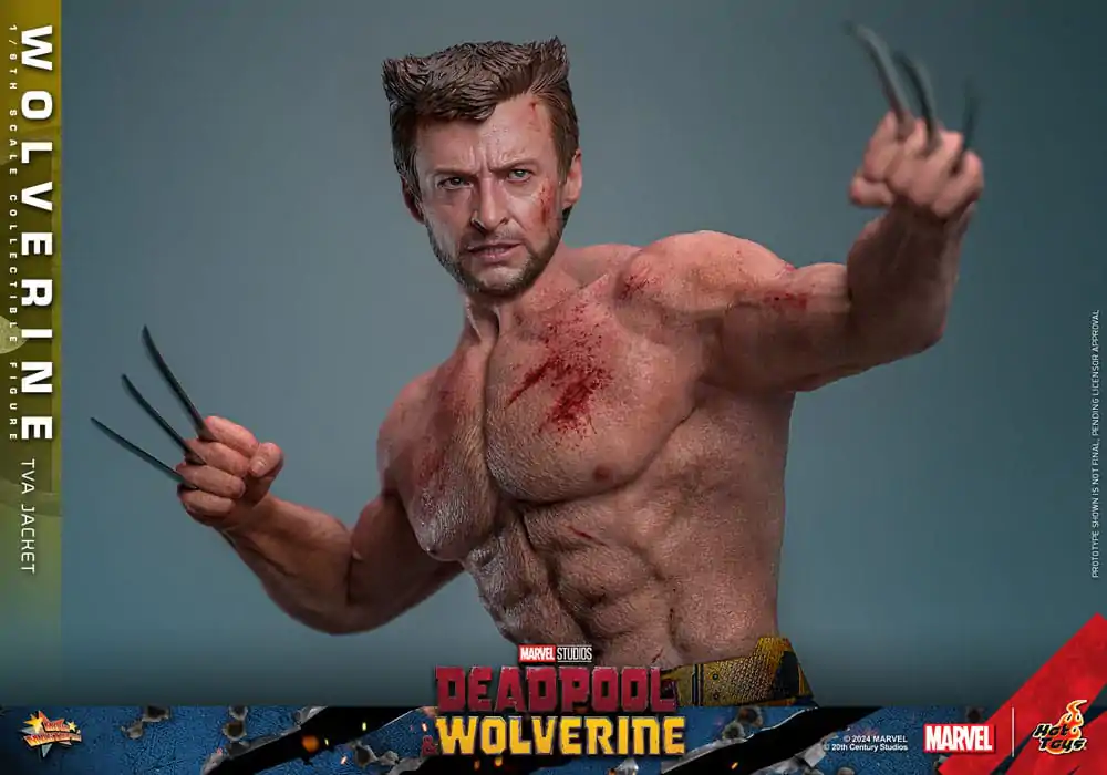 Deadpool & Wolverine Movie Masterpiece Action Figure 1/6 Wolverine (TVA Jacket Version) 31 cm termékfotó