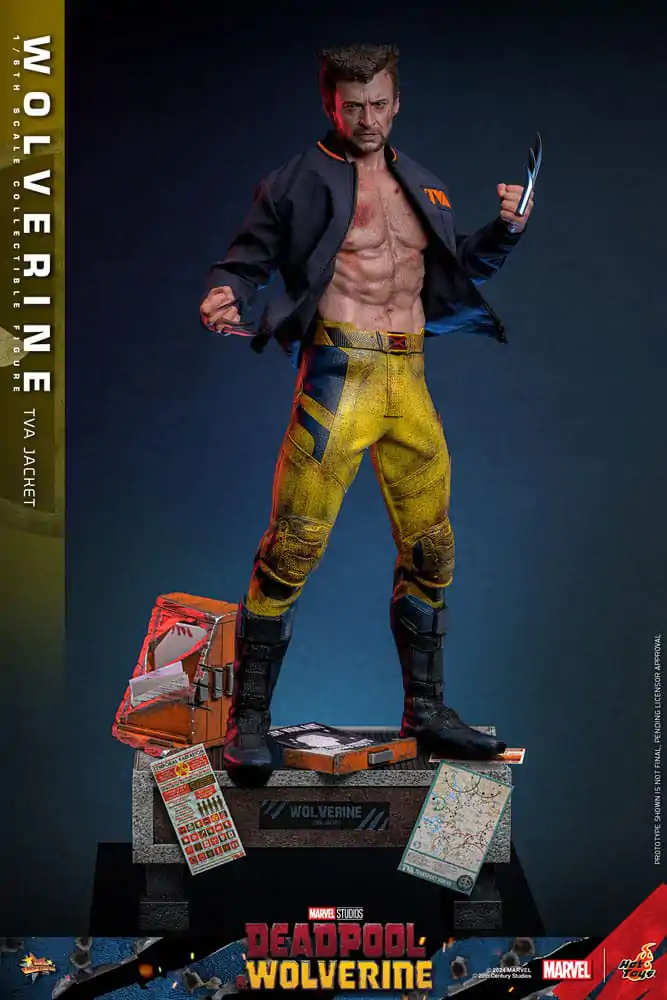 Deadpool & Wolverine Movie Masterpiece Action Figure 1/6 Wolverine (TVA Jacket Version) 31 cm termékfotó