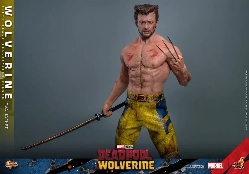 Deadpool & Wolverine Movie Masterpiece Action Figure 1/6 Wolverine (TVA Jacket Version) 31 cm termékfotó