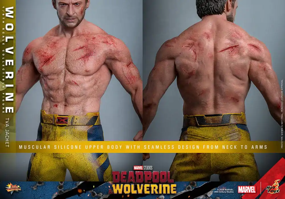 Deadpool & Wolverine Movie Masterpiece Action Figure 1/6 Wolverine (TVA Jacket Version) 31 cm termékfotó