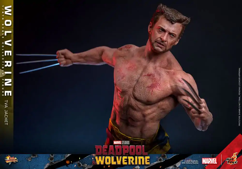 Deadpool & Wolverine Movie Masterpiece Action Figure 1/6 Wolverine (TVA Jacket Version) 31 cm termékfotó