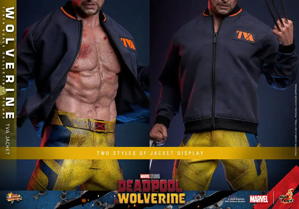 Deadpool & Wolverine Movie Masterpiece Action Figure 1/6 Wolverine (TVA Jacket Version) 31 cm termékfotó