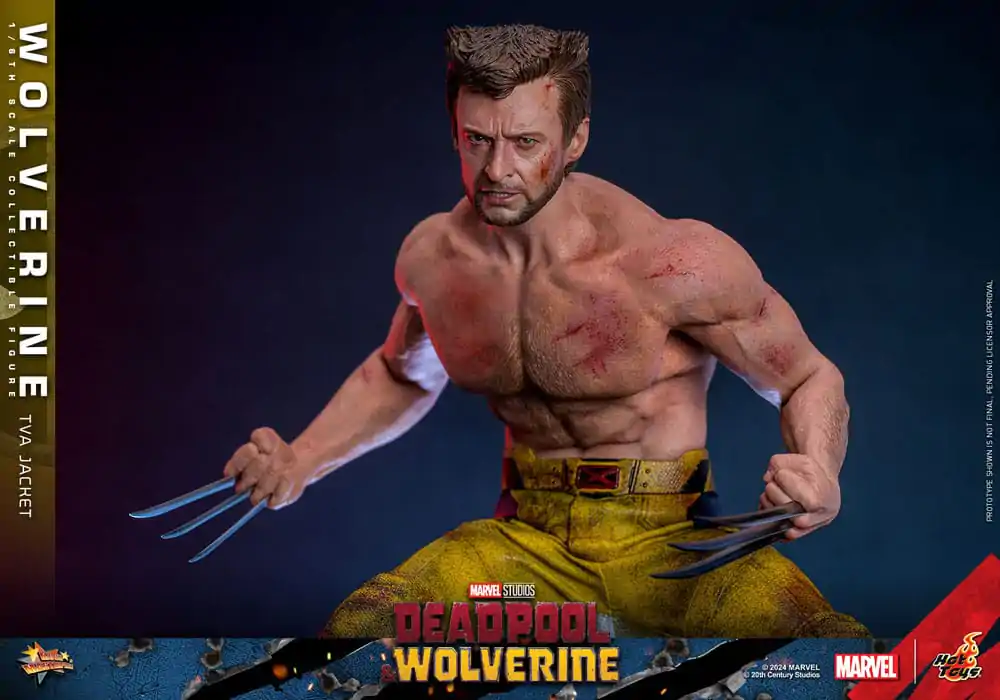 Deadpool & Wolverine Movie Masterpiece Action Figure 1/6 Wolverine (TVA Jacket Version) 31 cm termékfotó