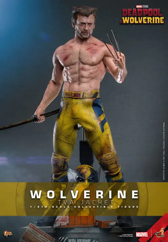 Deadpool & Wolverine Movie Masterpiece Action Figure 1/6 Wolverine (TVA Jacket Version) 31 cm termékfotó