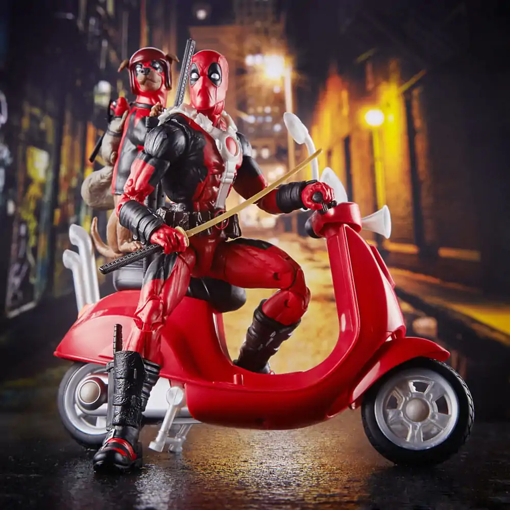 Deadpool Corps Marvel Legends Vehicle with Figure Deadpool with Scooter 15 cm product photo
