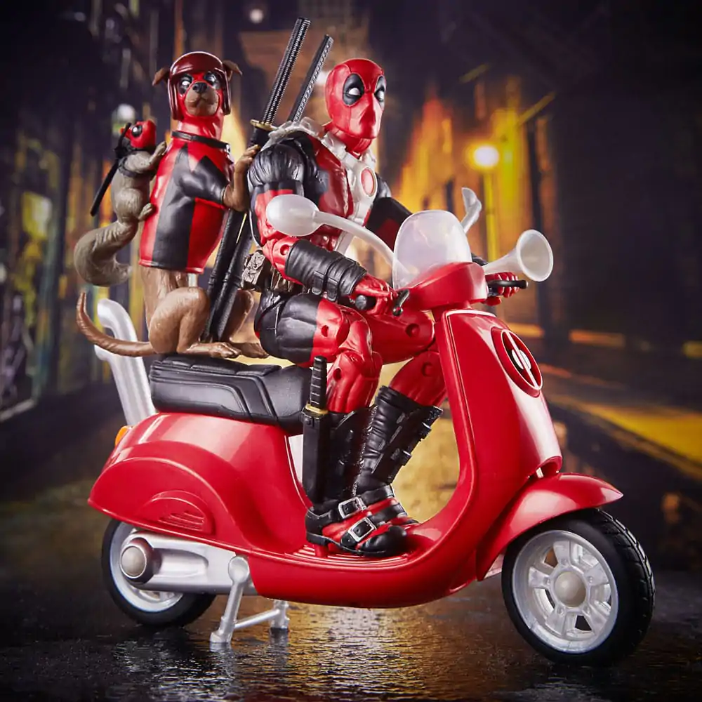 Deadpool Corps Marvel Legends Vehicle with Figure Deadpool with Scooter 15 cm product photo