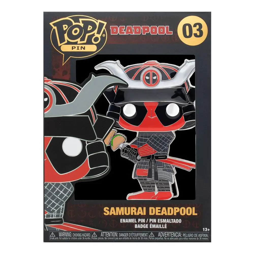 Deadpool POP! Enamel Pin Friends - Taco Deadpool 10 cm termékfotó