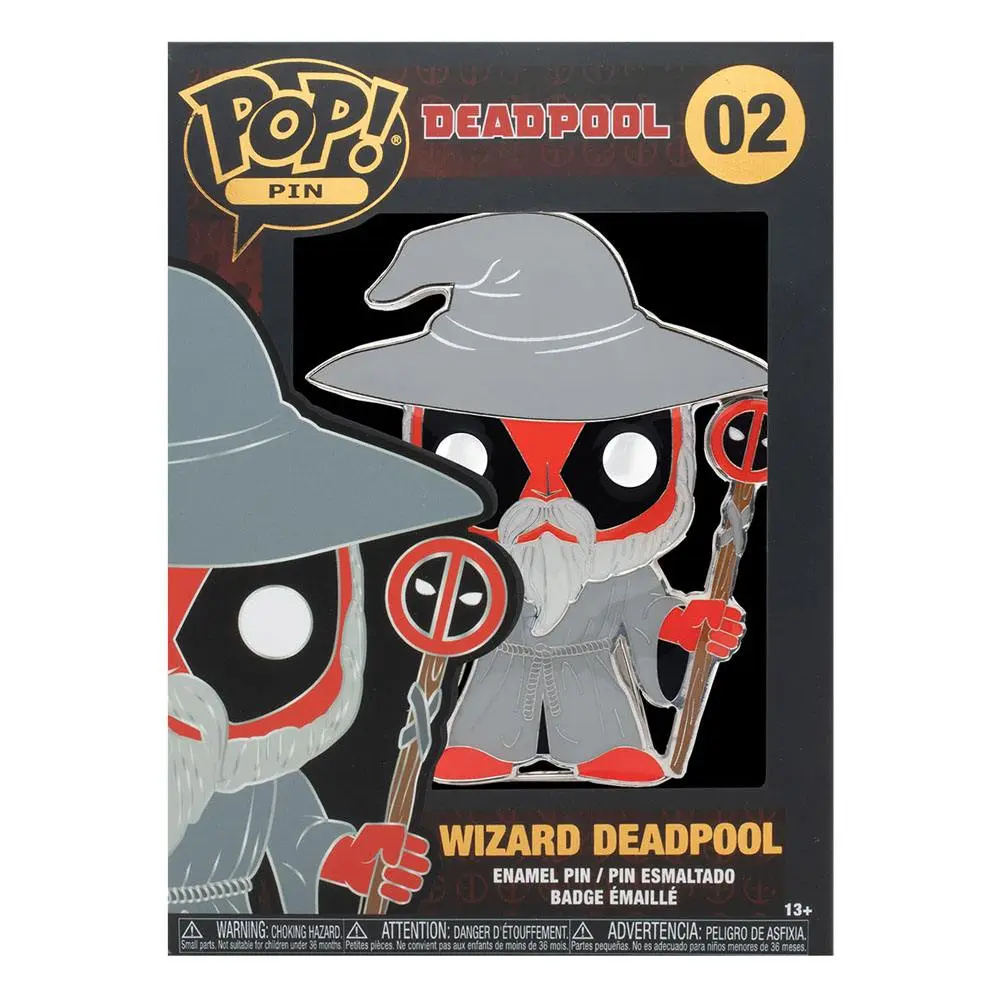 Deadpool POP! Enamel Pin Friends - Wizard Deadpool 10 cm product photo
