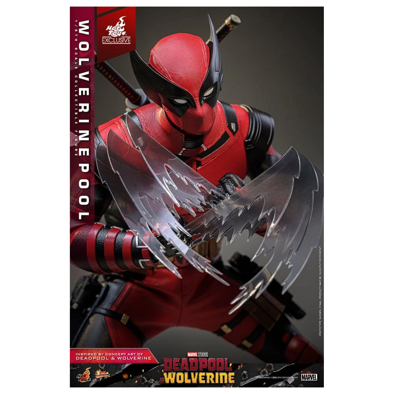 Deadpool & Wolverine Movie Masterpiece Action Figure 1/6 Wolverinepool 31 cm product photo