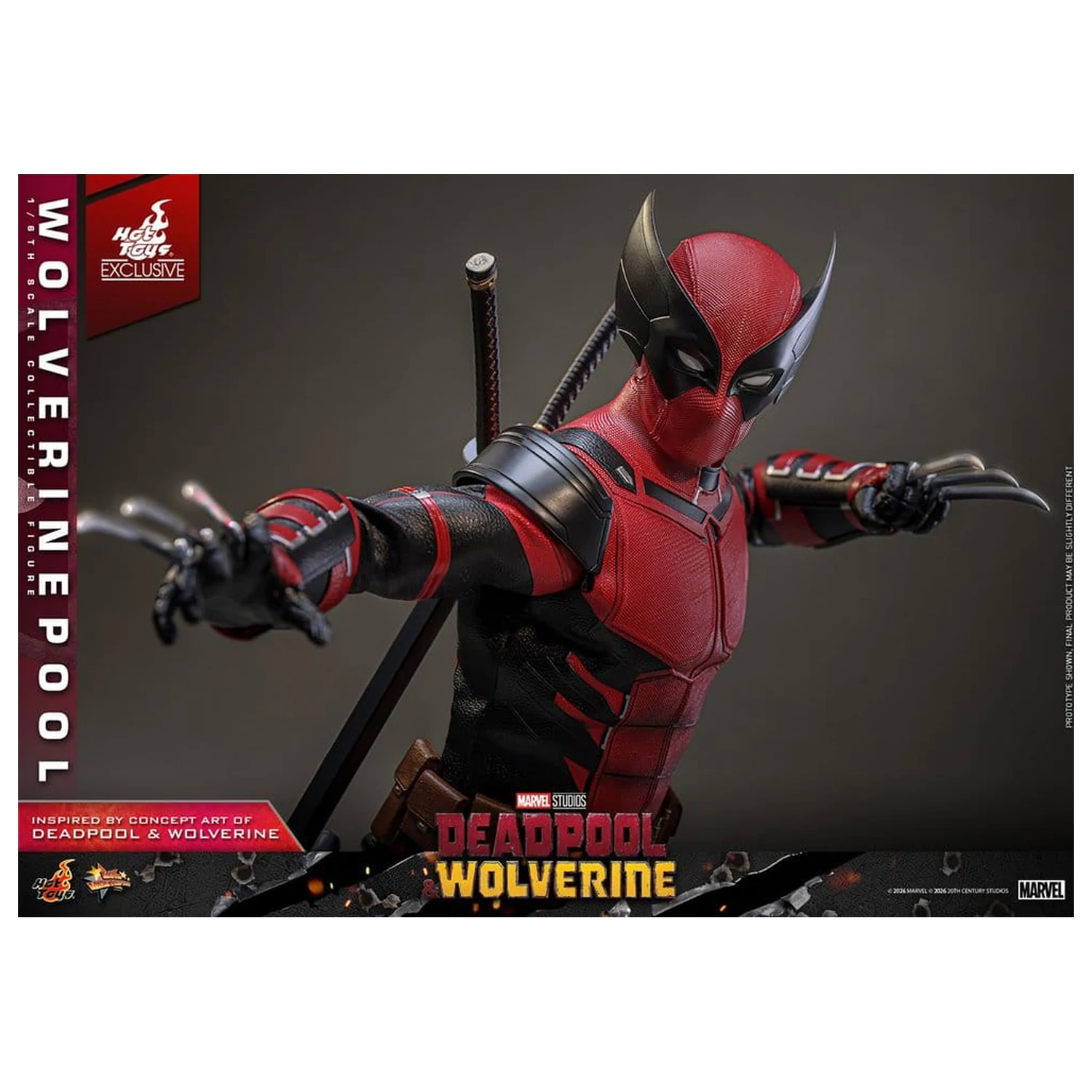 Deadpool & Wolverine Movie Masterpiece Action Figure 1/6 Wolverinepool 31 cm product photo
