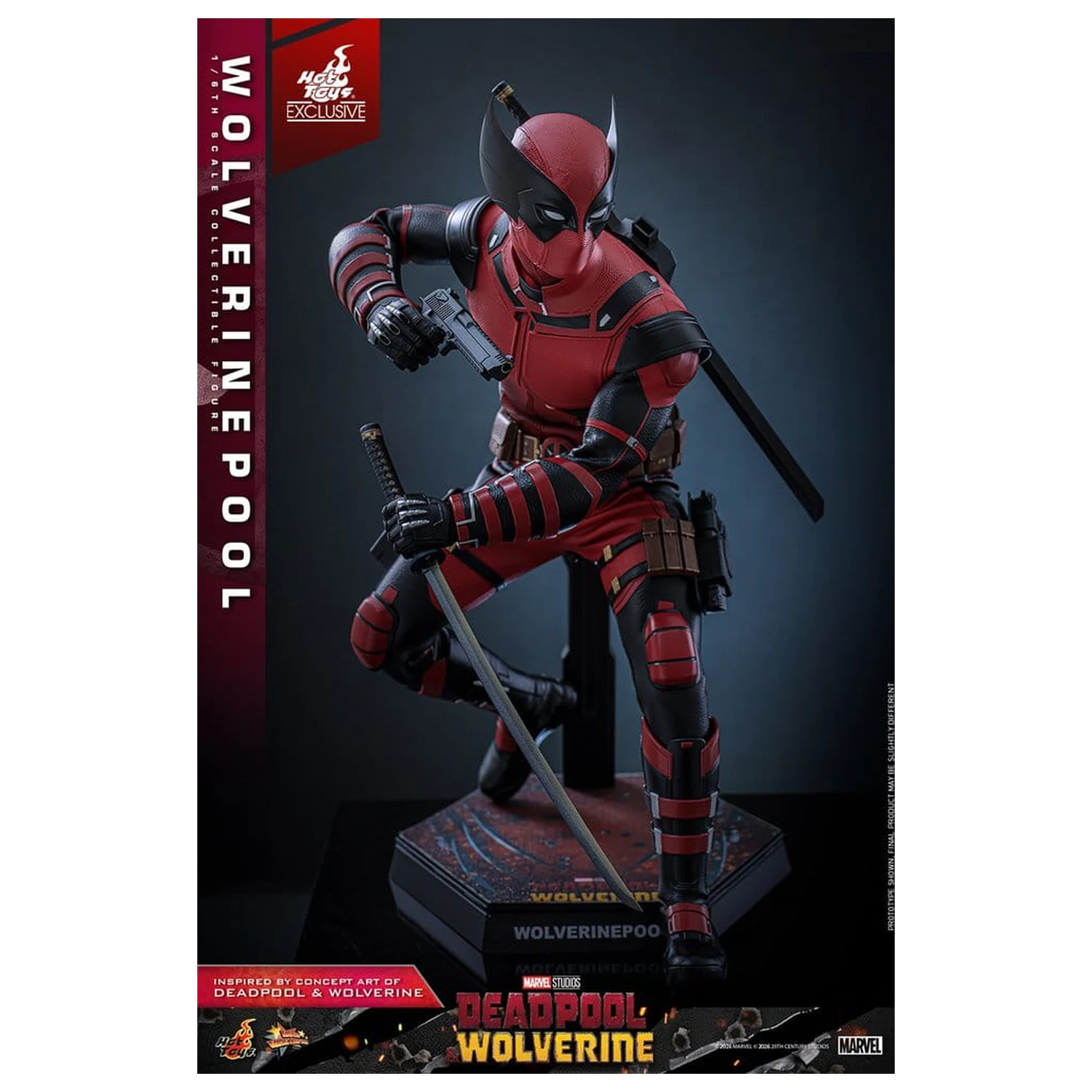 Deadpool & Wolverine Movie Masterpiece Action Figure 1/6 Wolverinepool 31 cm product photo