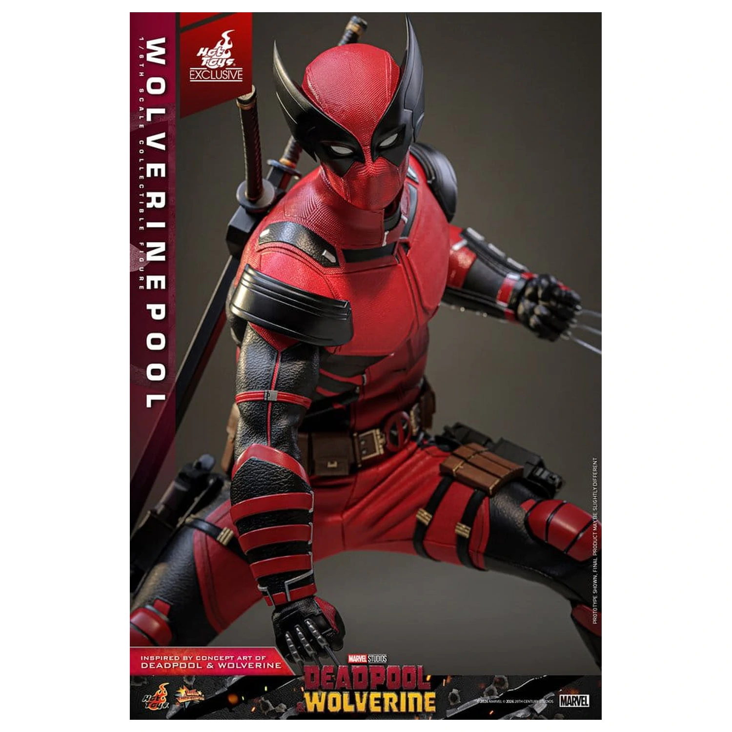 Deadpool & Wolverine Movie Masterpiece Action Figure 1/6 Wolverinepool 31 cm product photo