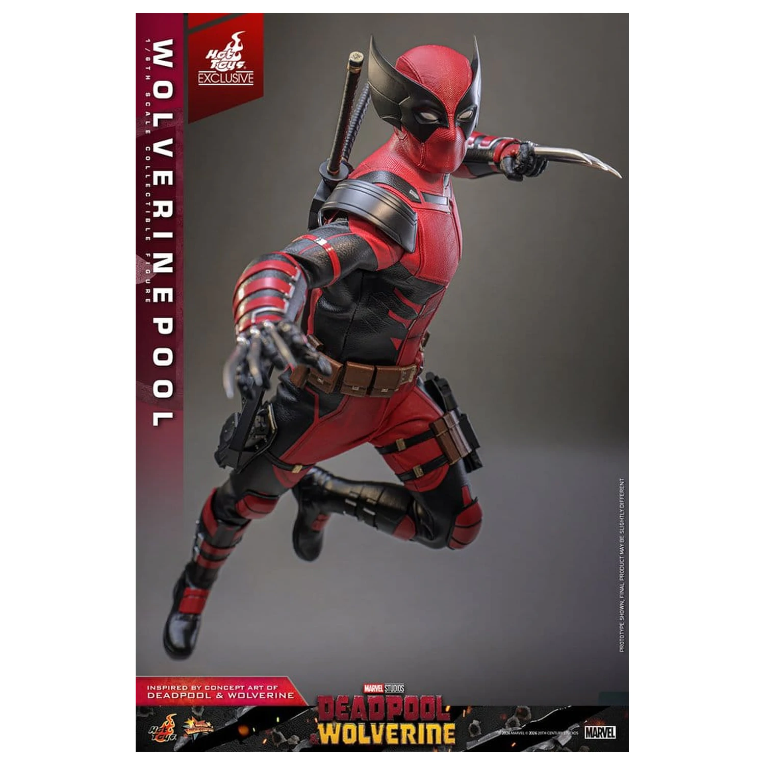 Deadpool & Wolverine Movie Masterpiece Action Figure 1/6 Wolverinepool 31 cm product photo
