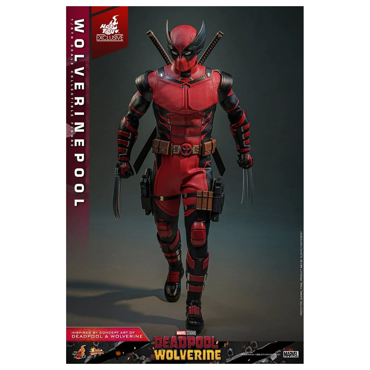 Deadpool & Wolverine Movie Masterpiece Action Figure 1/6 Wolverinepool 31 cm product photo