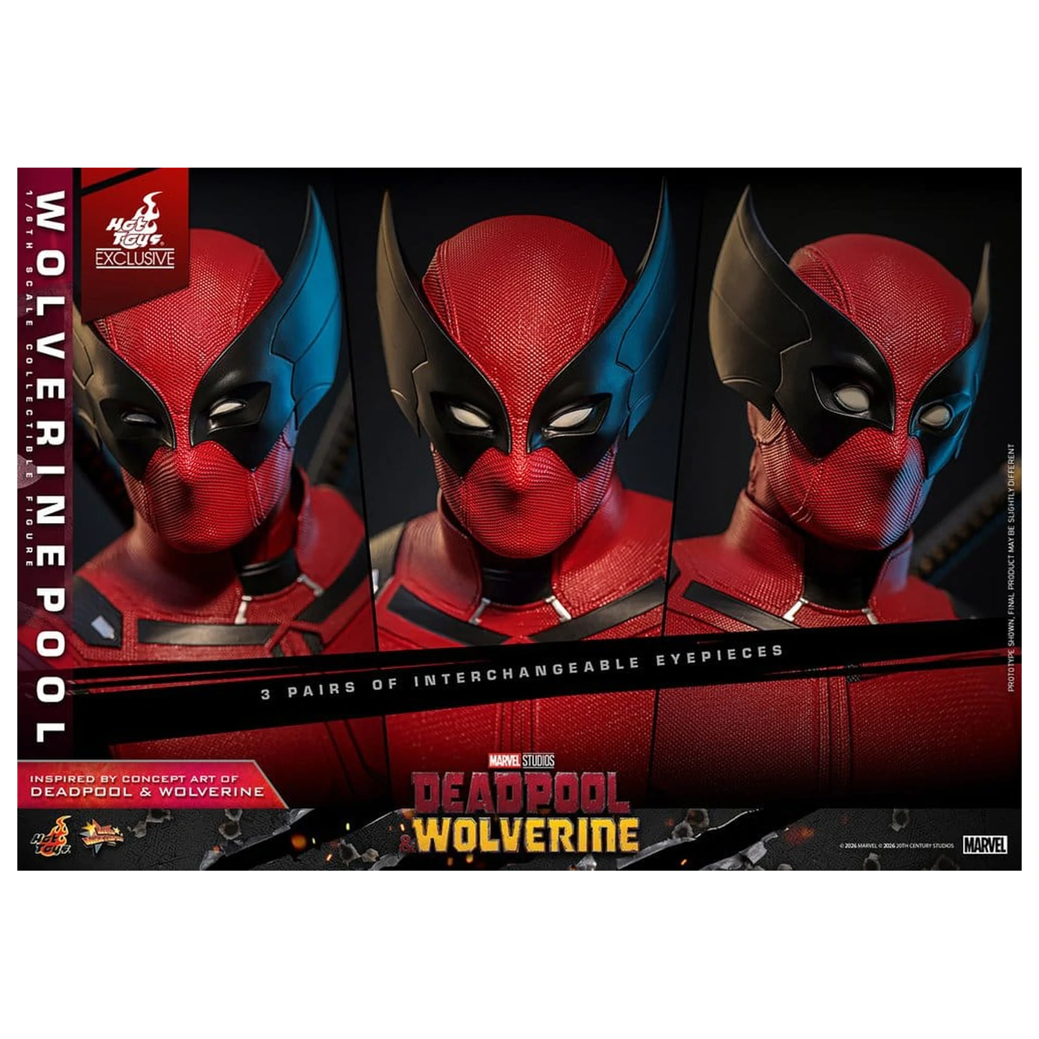 Deadpool & Wolverine Movie Masterpiece Action Figure 1/6 Wolverinepool 31 cm product photo