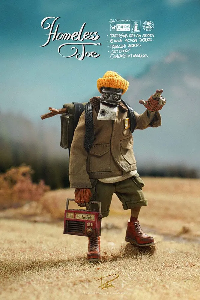 Death Gas Station Action Figure 1/12 Homeless Joe 15 cm product photo