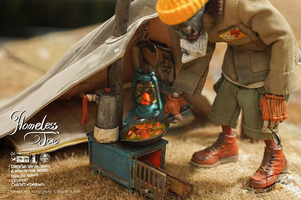 Death Gas Station Action Figure 1/12 Homeless Joe 15 cm product photo