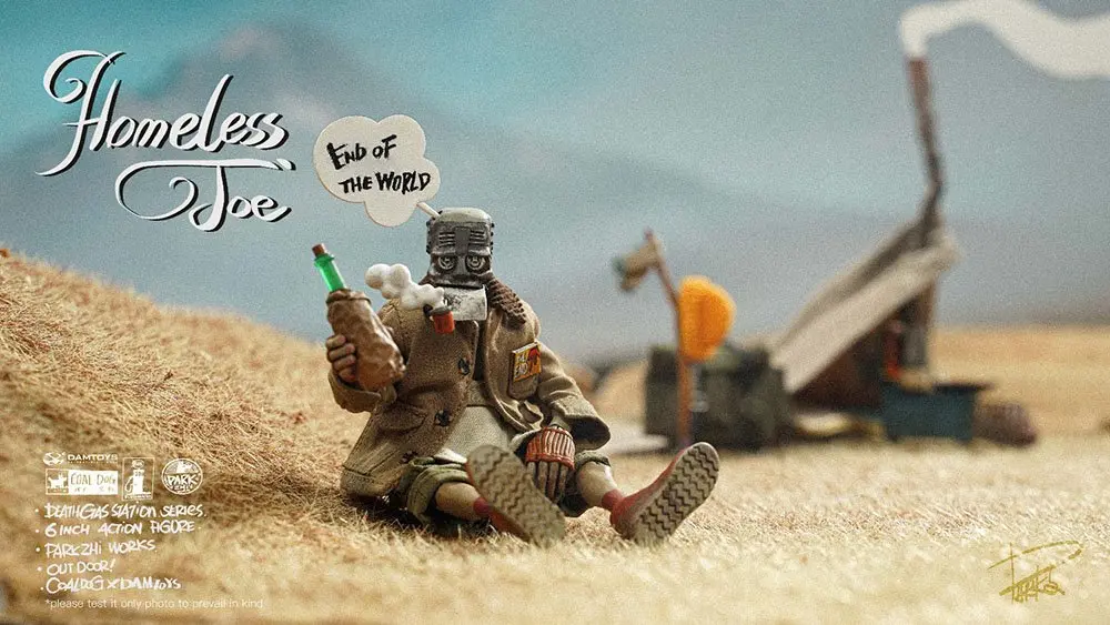 Death Gas Station Action Figure 1/12 Homeless Joe 15 cm product photo