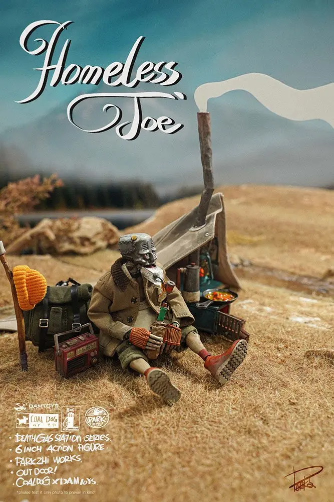 Death Gas Station Action Figure 1/12 Homeless Joe 15 cm product photo