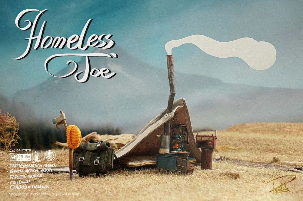 Death Gas Station Action Figure 1/12 Homeless Joe 15 cm product photo