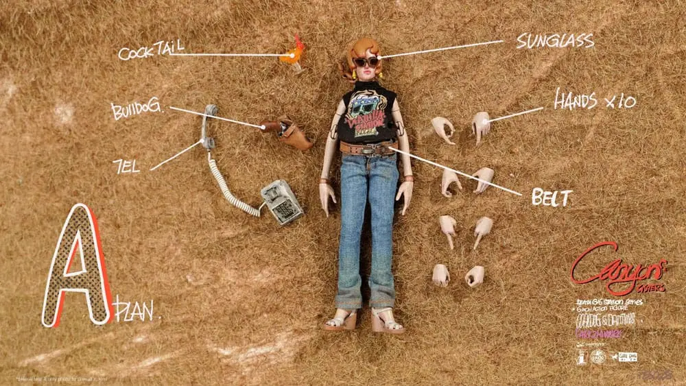 Death Gas Station Action Figure Canyon Sisters: Mrs. T 15 cm product photo