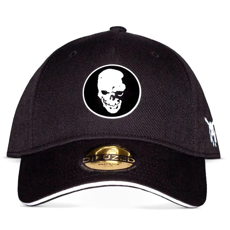 Death Note Curved Bill Cap Skull Graphic Rubber Patch product photo