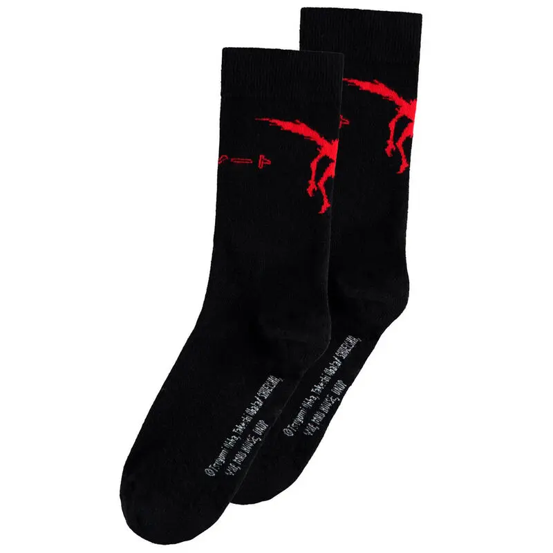 Death Note Ryuk Splash pack 3 socks termékfotó