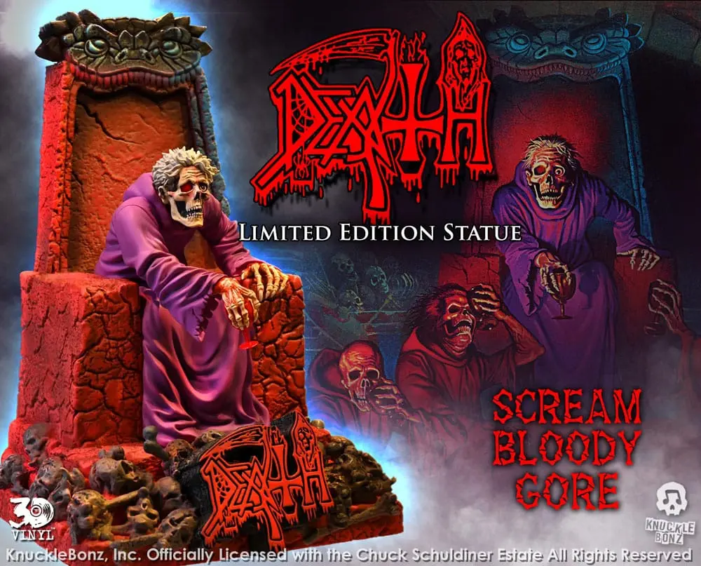 Death 3D Vinyl Statue Scream Bloody Gore 22 cm product photo