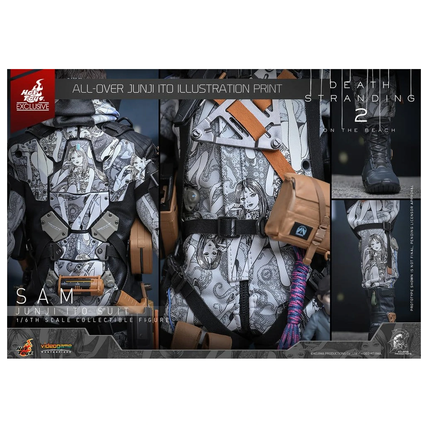 Death Stranding Action Figure 1/6 Sam Porter Bridges (Junji Ito Suit)  product photo