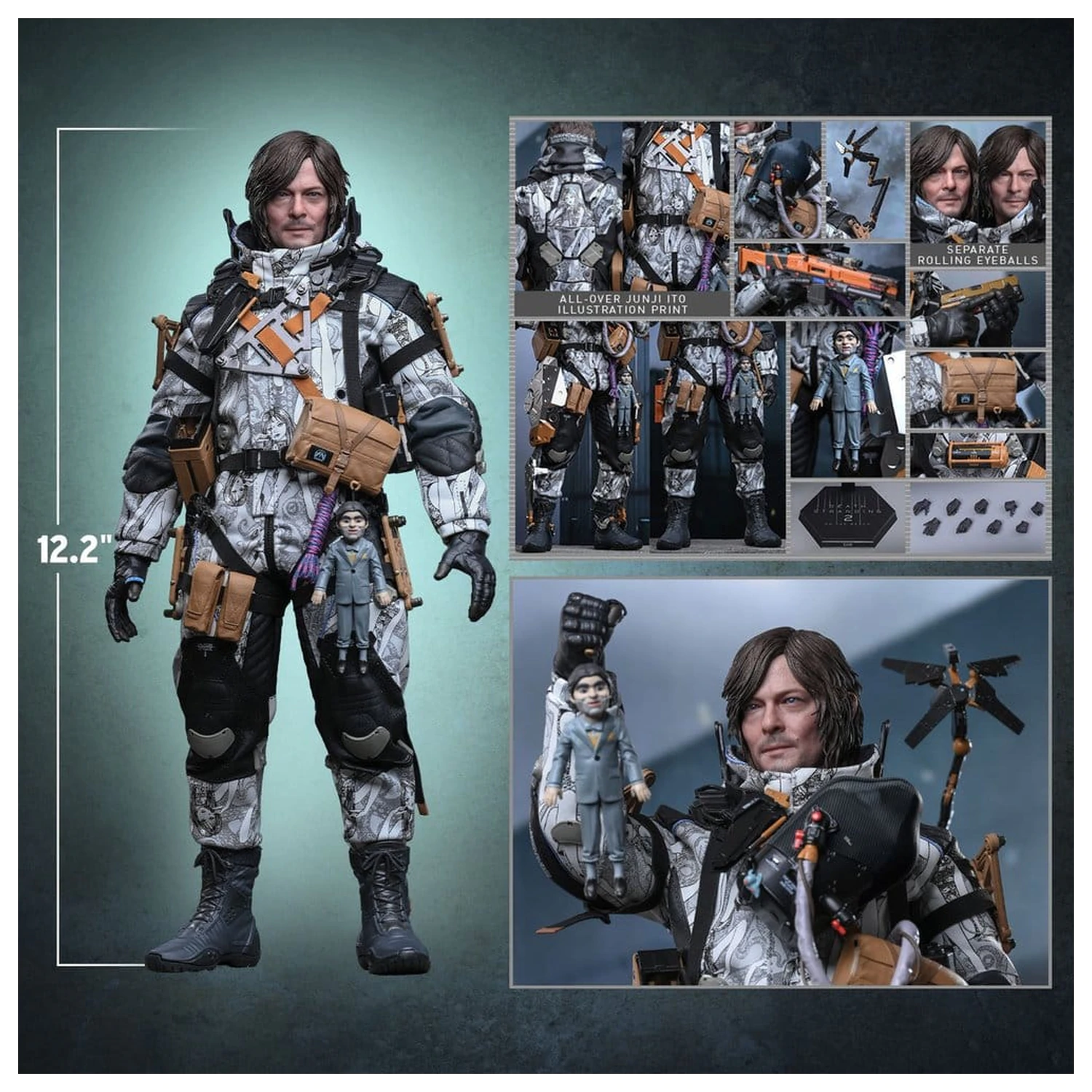 Death Stranding Action Figure 1/6 Sam Porter Bridges (Junji Ito Suit)  product photo
