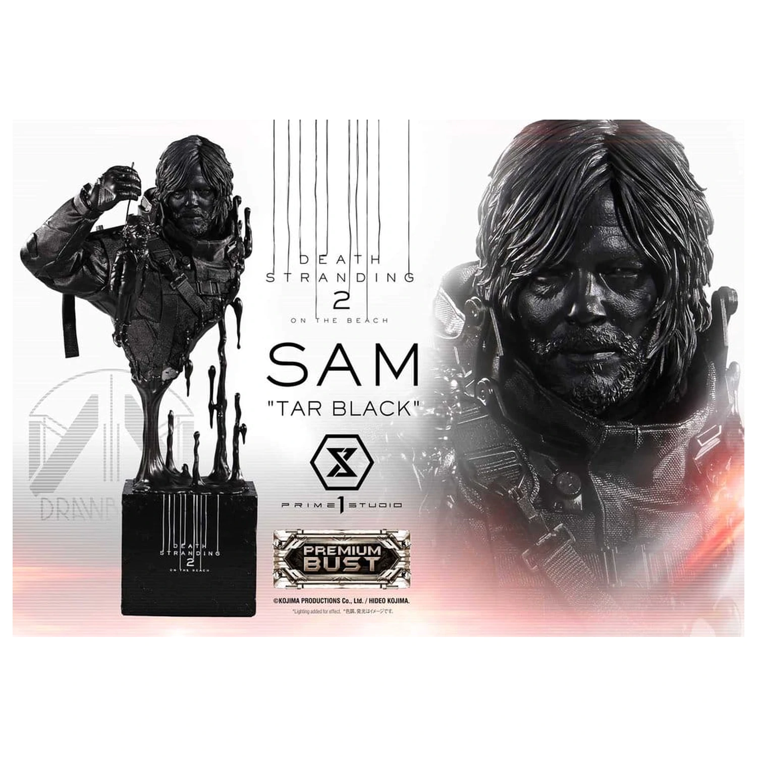 Death Stranding 2: On the Beach Premium Bust 1/3 Sam Tar Black 44 cm product photo