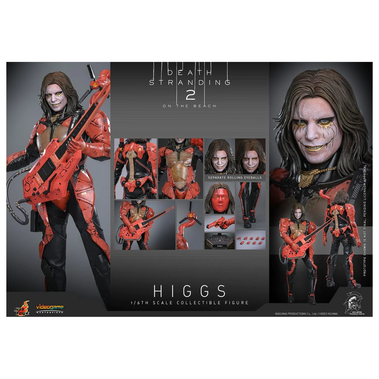 Death Stranding 2: On the Beach Videogame Masterpiece Action Figure 1/6 Higgs 33 cm product photo
