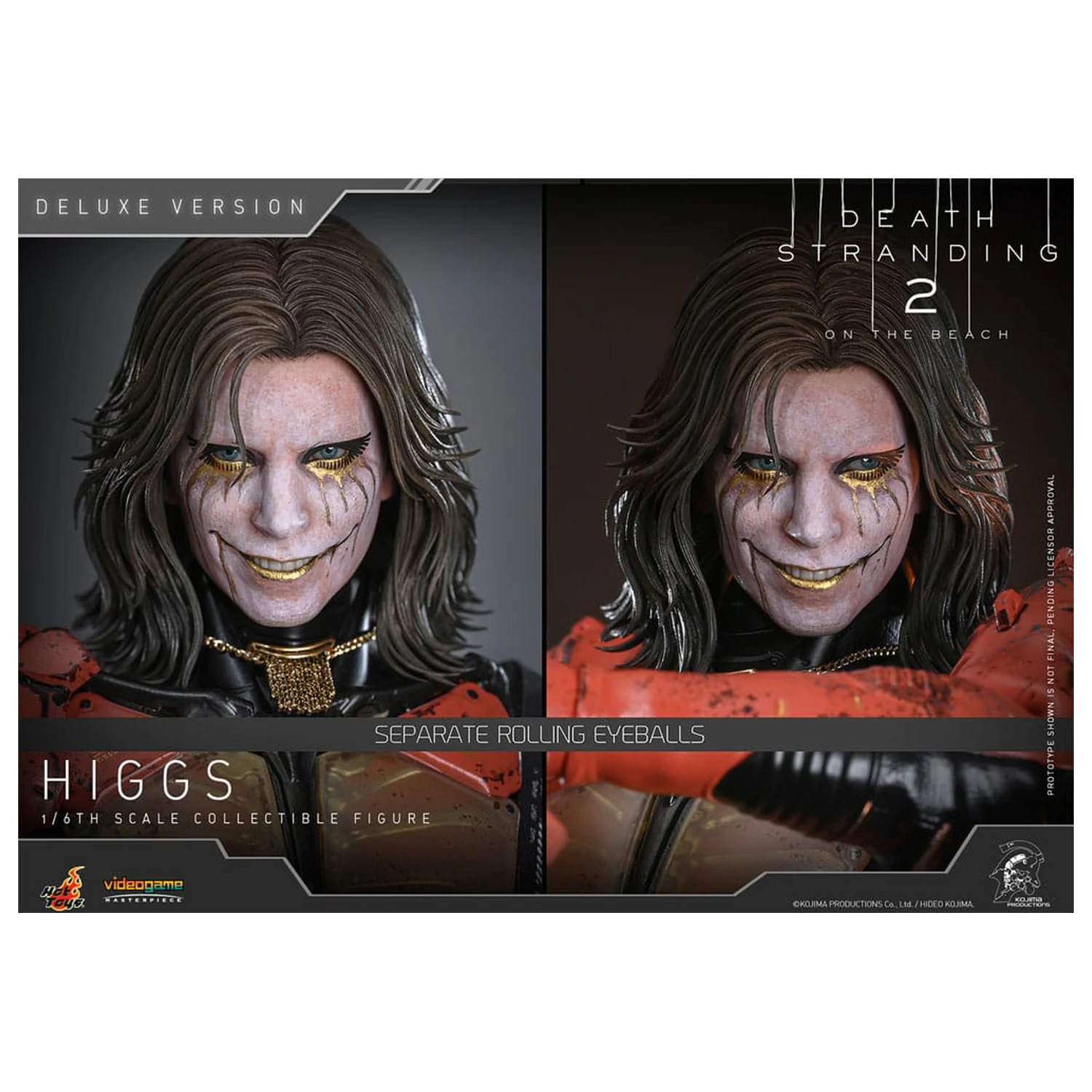 Death Stranding 2: On the Beach Videogame Masterpiece Action Figure 1/6 Higgs (Deluxe Version) 33 cm product photo