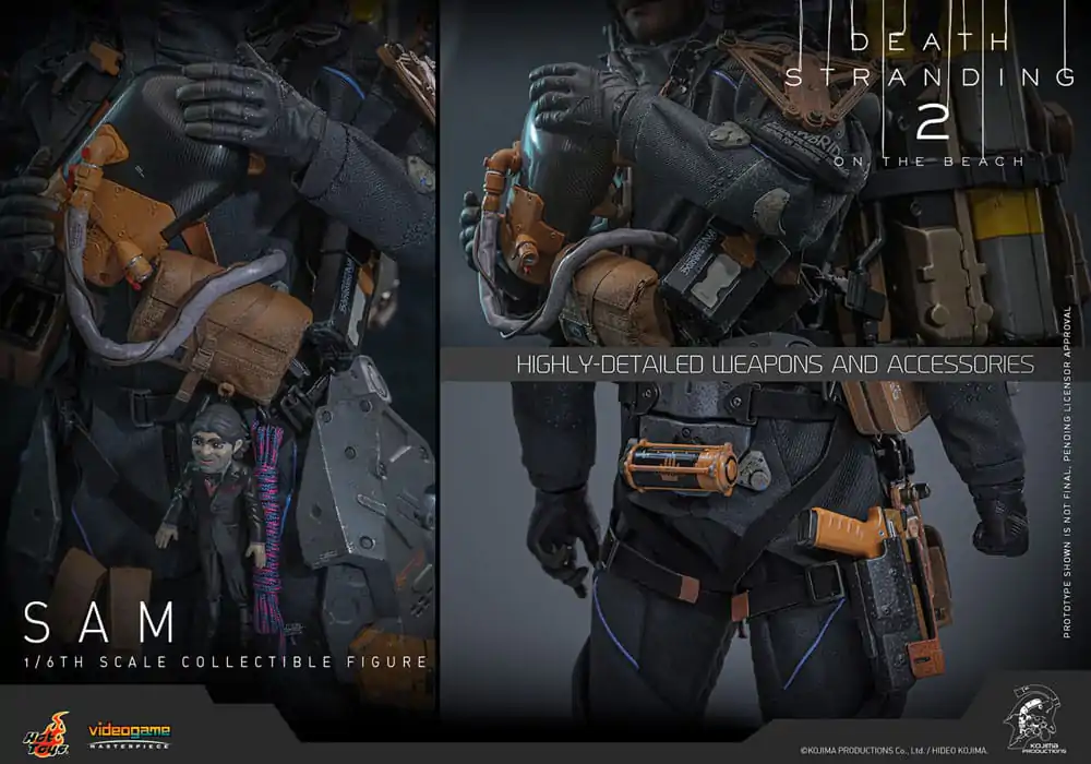 Death Stranding 2: On the Beach Videogame Masterpiece Action Figure 1/6 Sam 31 cm product photo