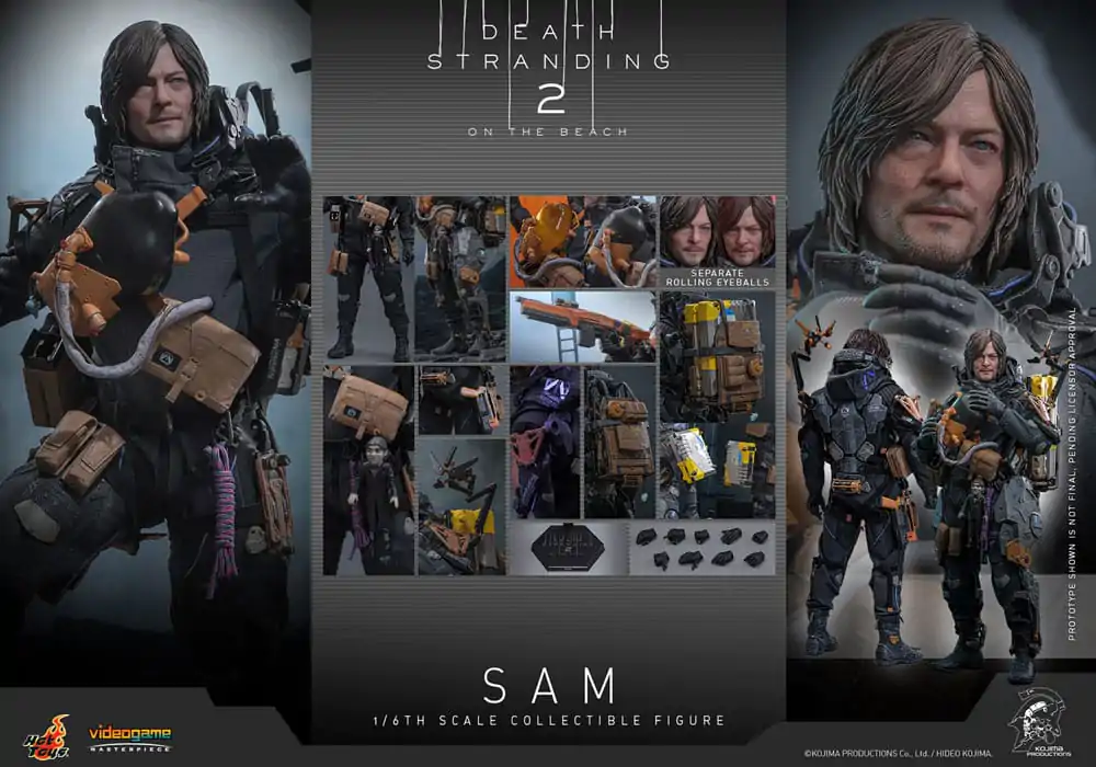 Death Stranding 2: On the Beach Videogame Masterpiece Action Figure 1/6 Sam 31 cm product photo