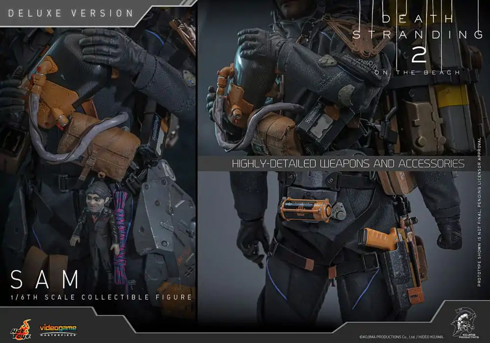 Death Stranding 2: On the Beach Videogame Masterpiece Action Figure 1/6 Sam (Deluxe Version) 31 cm product photo