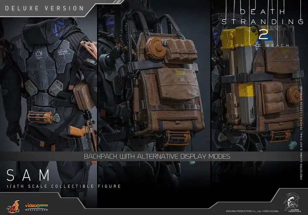 Death Stranding 2: On the Beach Videogame Masterpiece Action Figure 1/6 Sam (Deluxe Version) 31 cm product photo