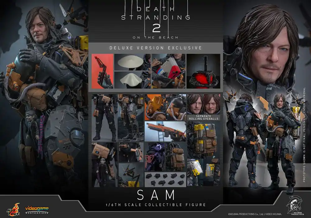 Death Stranding 2: On the Beach Videogame Masterpiece Action Figure 1/6 Sam (Deluxe Version) 31 cm product photo