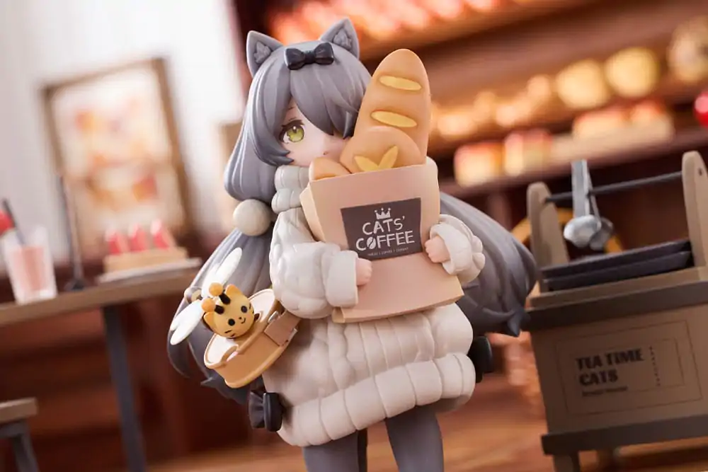 Decorated Life Collection PVC Statue Tea Time Cats - Cat Town Bakery Staff & Customer Set 12 cm termékfotó